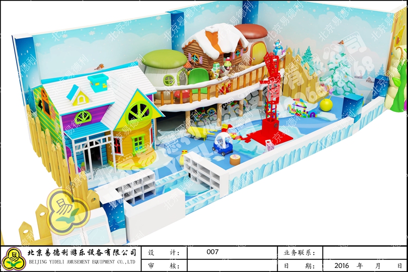 冰雪風格淘氣堡設備