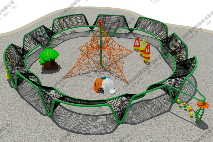 兒童戶外攀爬網(wǎng)游樂(lè)設(shè)備