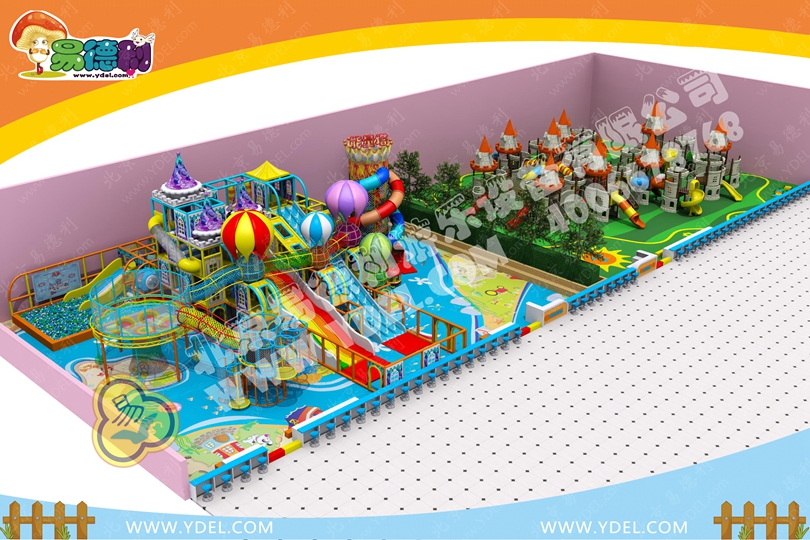 主題城堡兒童游樂場設備