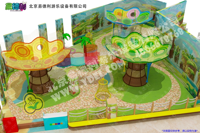 七彩網繩淘氣堡設備