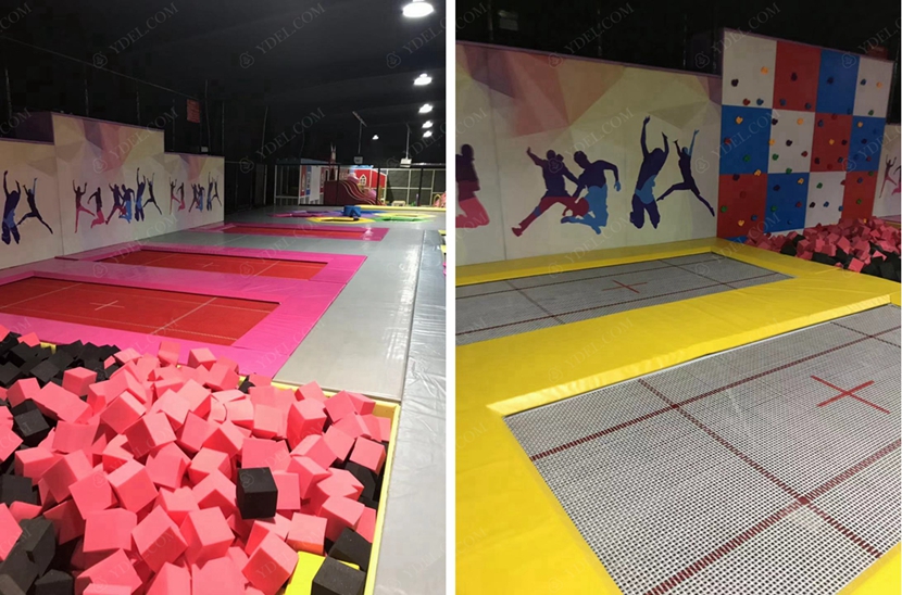室內自由蹦床圖片