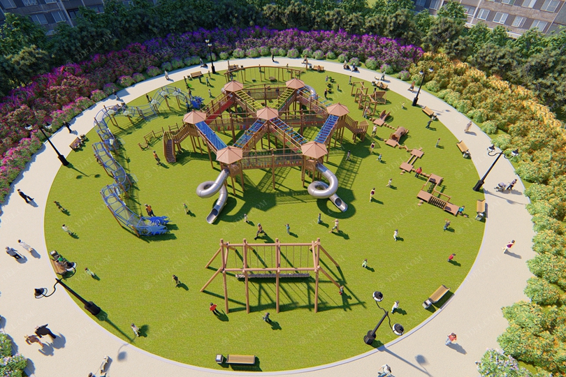 城市公園游樂設備